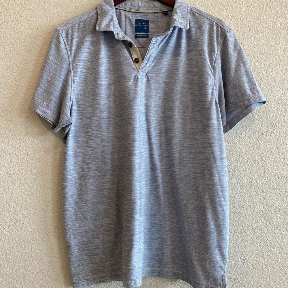 Gray polo shirt